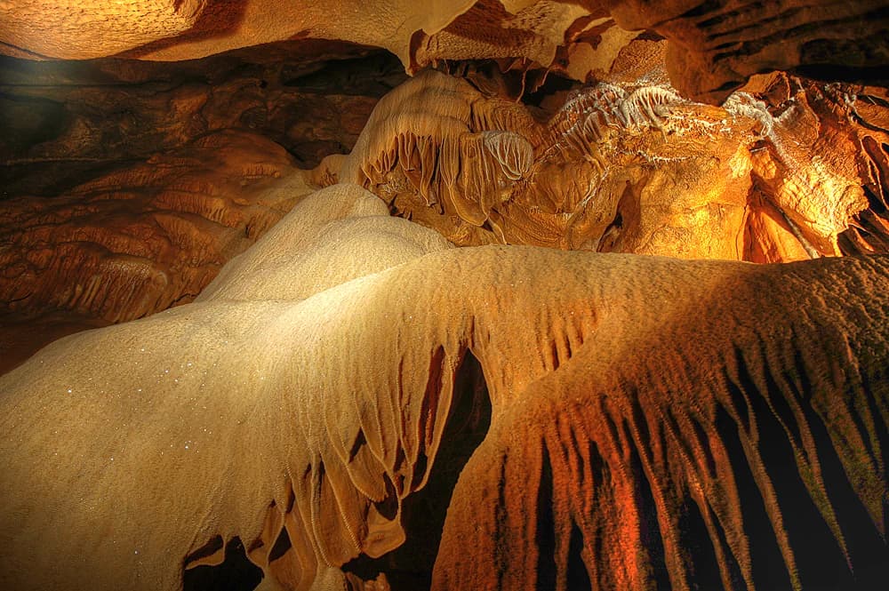 Vass Imre Cave stalactite